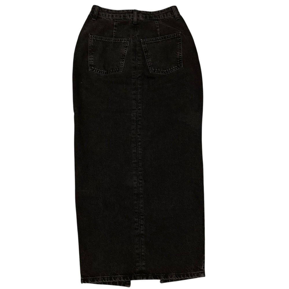 ASOS Black Denim Maxi Skirt - Picture 4 of 7